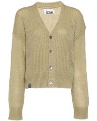 Izzue - Grob Gestrickter Cardigan - Lyst
