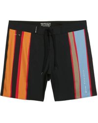 Osklen - Aquaone Flex Triangle Zwembroek Met Streepdetail - Lyst