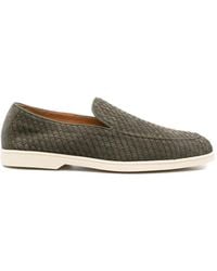 Doucal's - Almond-Toe Loafers - Lyst