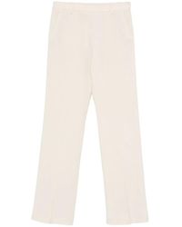 Forte Forte - Straight Plooibroek - Lyst