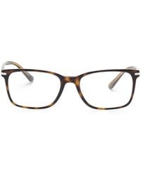 Prada - Brille Mit Eckigem Gestell - Lyst