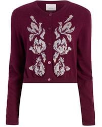 Cinq À Sept - Isolde Embellished Cardigan - Lyst