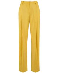 Elisabetta Franchi - Wide Trousers - Lyst