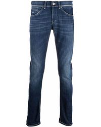 Dondup - Halbhohe Slim-Fit-Jeans - Lyst
