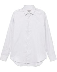 Canali - Geometric-Print Shirt - Lyst