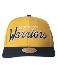 Mitchell & Ness - Golden State Warriors 2.0 Baseball Cap - Lyst