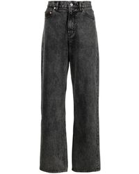 Our Legacy - Straight-Leg-Jeans mit Logo-Patch - Lyst