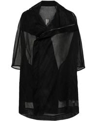 Rick Owens - Semi-Sheer Jacket - Lyst
