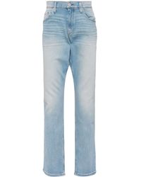 PAIGE - Tief sitzende Federal Slim-Fit-Jeans - Lyst