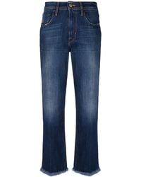 Jacob Cohen - Kate Cropped Straight-leg Jeans - Lyst