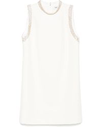 Sandro - Rhinestone-Embellished Mini Dress - Lyst