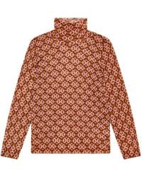 Maliparmi - Graphic-Print Roll-Neck Sweater - Lyst