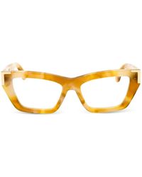 Palm Angels - Tortoiseshell-Effect Cat-Eye Glasses - Lyst