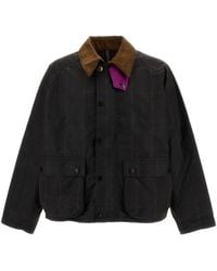 Barbour - X Paul Smith Loves Check Waxed-Cotton Jacket - Lyst