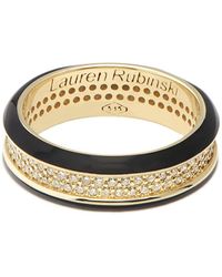 Lauren Rubinski - 14kt Yellow Gold Diamond Ring - Lyst