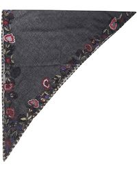 Faliero Sarti - Trilla Floral-Embroidered Scarf - Lyst