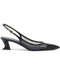 Lanvin - Spitze Slingback-Pumps - Lyst