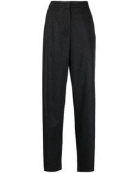Emporio Armani - Tapered-leg Trousers - Lyst