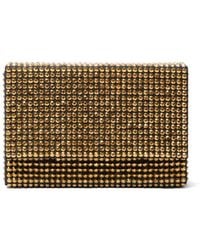 Twentyfourhaitch - Stud-Embellished Box Clutch Bag - Lyst