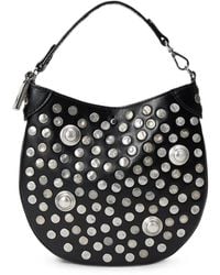 Polo Ralph Lauren - Mini Stud-Embellished Leather Shoulder Bag - Lyst