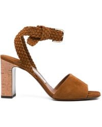 Jimmy Choo - Rori Suede Sandals - Lyst