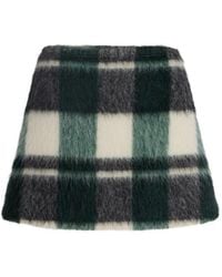 Patou - Check A-Line Mini Skirt - Lyst
