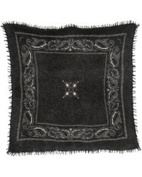 Liska - Sciarpa Feli Con Stampa Paisley E Frange - Lyst