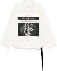 Rick Owens - Giacca-Camicia Con Stampa - Lyst