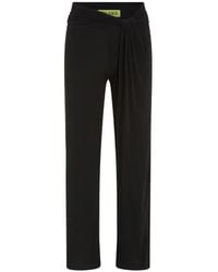 GAUGE81 - Loutro Draped Wide-Leg Trousers - Lyst