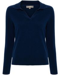 N.Peal Cashmere - Long-sleeve Cashmere Polo Shirt - Lyst