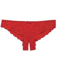 Fleur du Mal - Charlottte Crotchless Briefs - Lyst