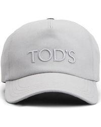 Tod's - Logo-embroidered Cotton Baseball Cap - Lyst