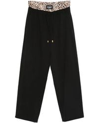 Just Cavalli - Leopard-Print Drawstring Trousers - Lyst