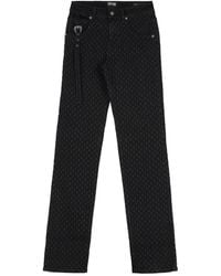 Versace Jeans Couture - High-Rise Trousers - Lyst