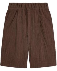 Dries Van Noten - Shorts Con Pieghe - Lyst