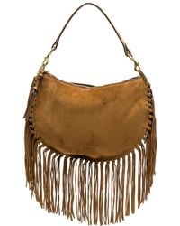 Isabel Marant - Fringe-Trim Shoulder Bag - Lyst