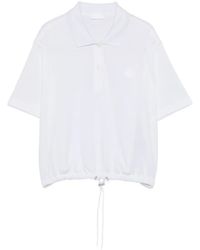 Moncler - Logo Cotton Polo Shirt - Lyst