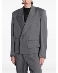 Entire studios - Double-Breasted Blazer - Lyst