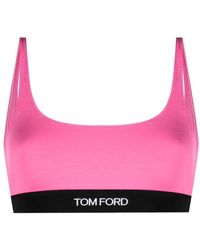 Tom Ford - Bralette Met Logo Afwerking - Lyst