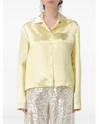 Philosophy Di Lorenzo Serafini - Satin Long-Sleeve Shirt - Lyst