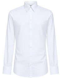 Dolce & Gabbana - Button-Down Overhemd Met Kraag - Lyst