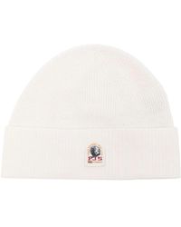 Parajumpers - Logo-Patch Ribbed-Knit Beanie - Lyst