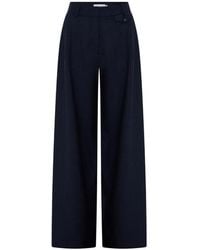 Anna Quan - Gehry Pleated Palazzo Trousers - Lyst