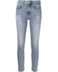 Dondup - Marilyn Slim-fit Cropped Jeans - Lyst
