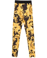 Versace Jeans Couture - Barocco-Print Leggings - Lyst