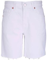 AG Jeans - Logo-Patch Shorts - Lyst