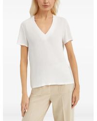 Fay - V-neck T-shirt - Lyst