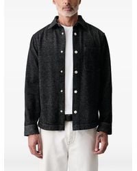 Joop! - Patterned-Jacquard Denim Shirt - Lyst