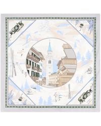 Marinella - Printed Scarf - Lyst