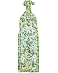 FARM Rio - Abito Lungo Tropical Tapestry - Lyst